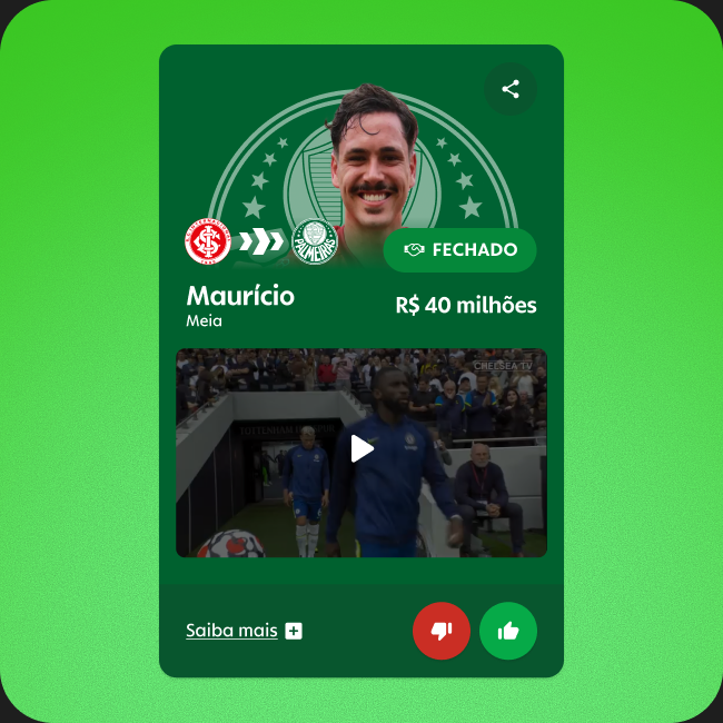 Vai e Vem card across team identities 6