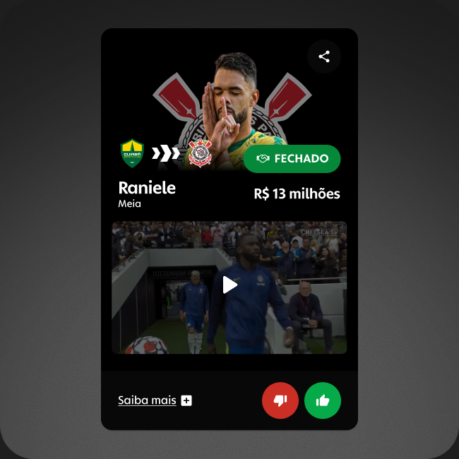 Vai e Vem card across team identities 7