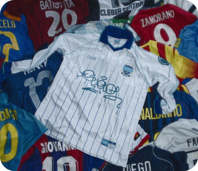Gueto's limited edition football shirt
