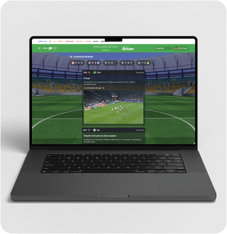 ge's Matchday Center screen 2