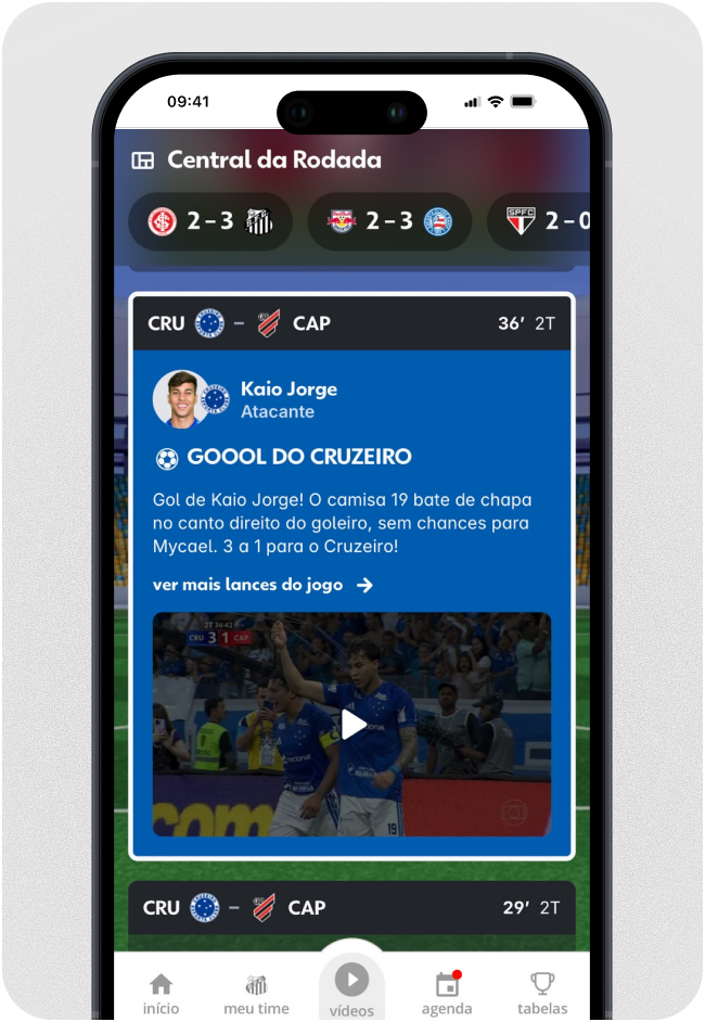 ge's Matchday Center screen 5