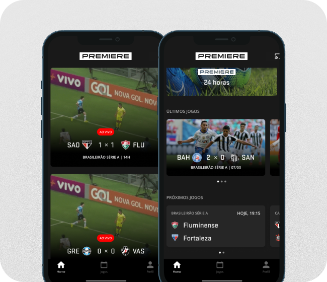The previous Premiere app experience